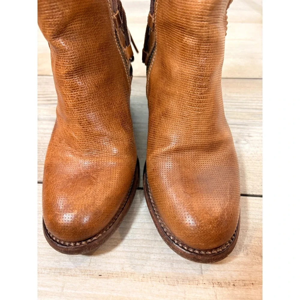 Bed Stü Cobbler Blair Leather Boots Women's 7 Western‎ Boho Cowgirl Casual